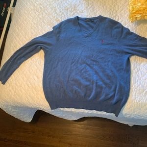 Polo Ralph Lauren navy blue v-neck sweater
